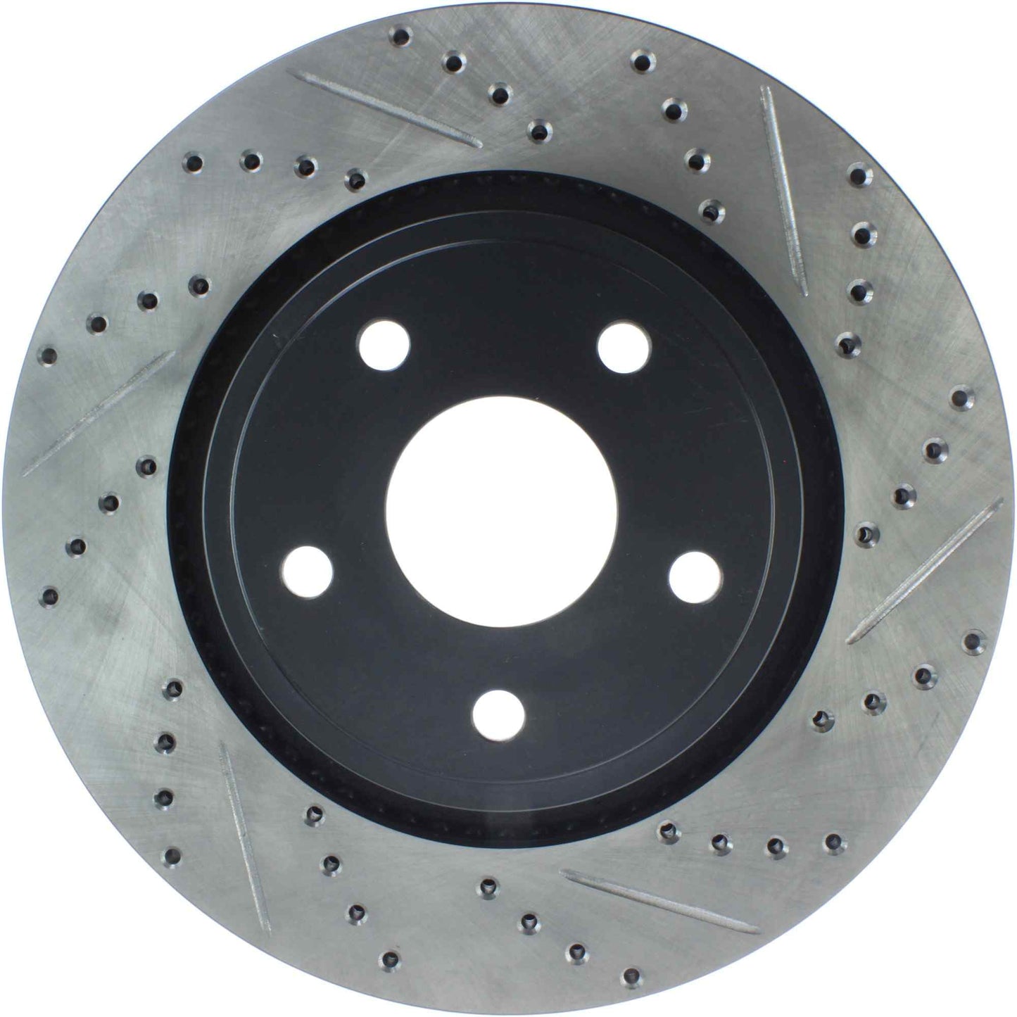 StopTech Sport Drilled/Slotted Brake Rotor; Front Left
