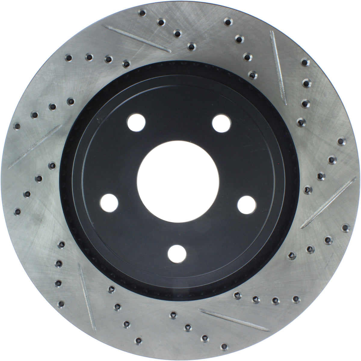 StopTech Sport Drilled/Slotted Brake Rotor; Front Left
