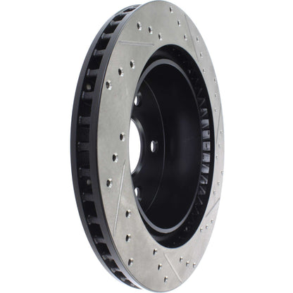 StopTech Sport Cryo Drilled/Slotted Brake Rotor; Rear Right