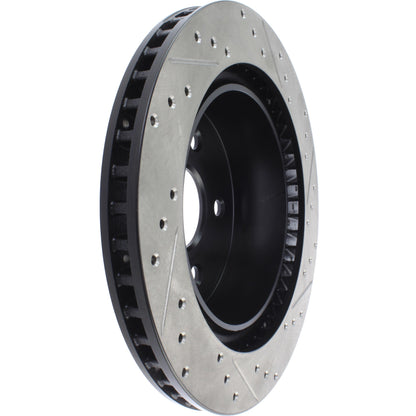 StopTech Sport Cryo Drilled/Slotted Brake Rotor; Rear Right