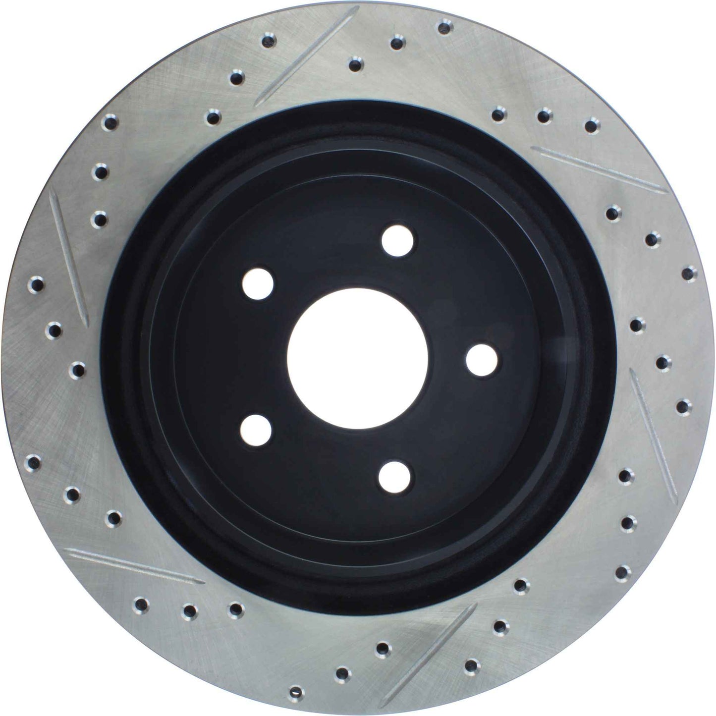 StopTech Sport Drilled/Slotted Brake Rotor; Rear Left