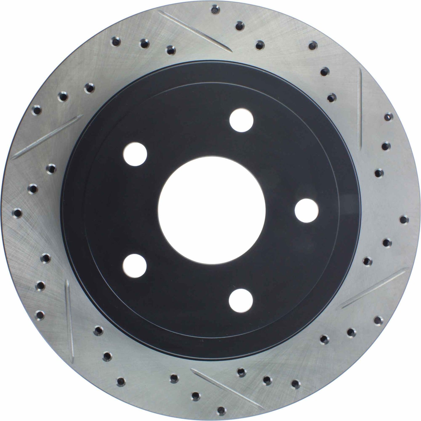 StopTech Sport Drilled/Slotted Brake Rotor; Rear Left