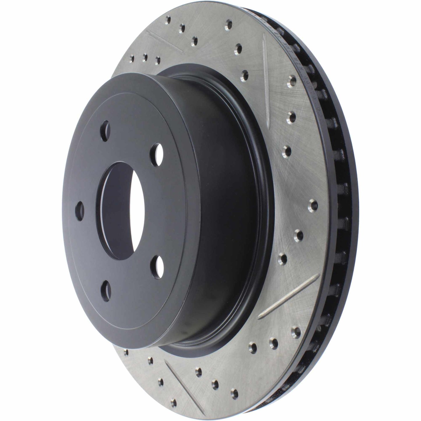 StopTech Sport Drilled/Slotted Brake Rotor; Rear Left