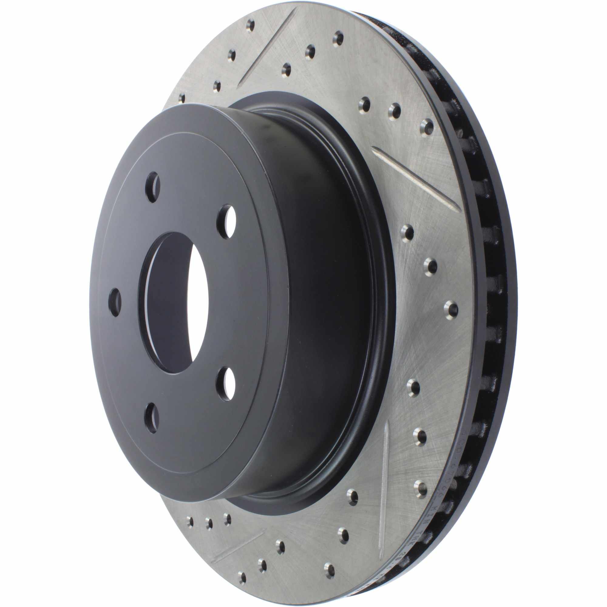 StopTech Sport Drilled/Slotted Brake Rotor; Rear Right