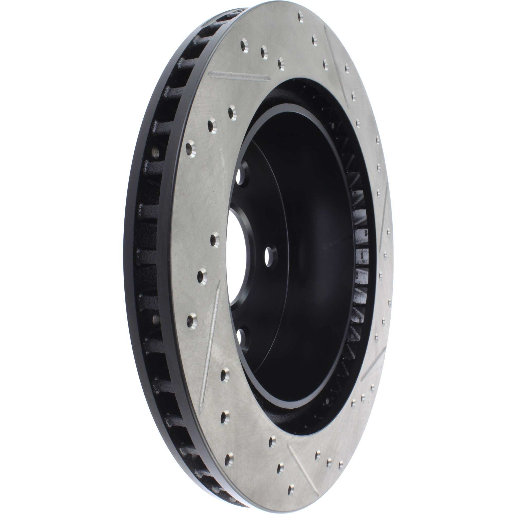 StopTech Sport Drilled/Slotted Brake Rotor; Rear Right