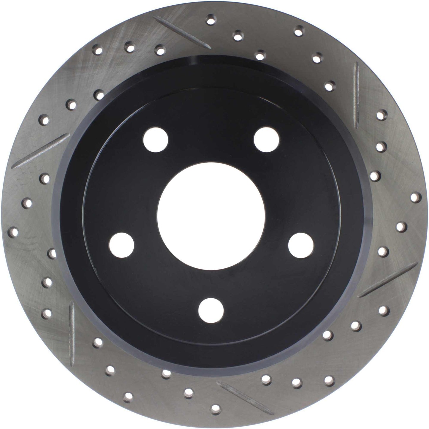 StopTech Sport Drilled/Slotted Brake Rotor; Rear Left