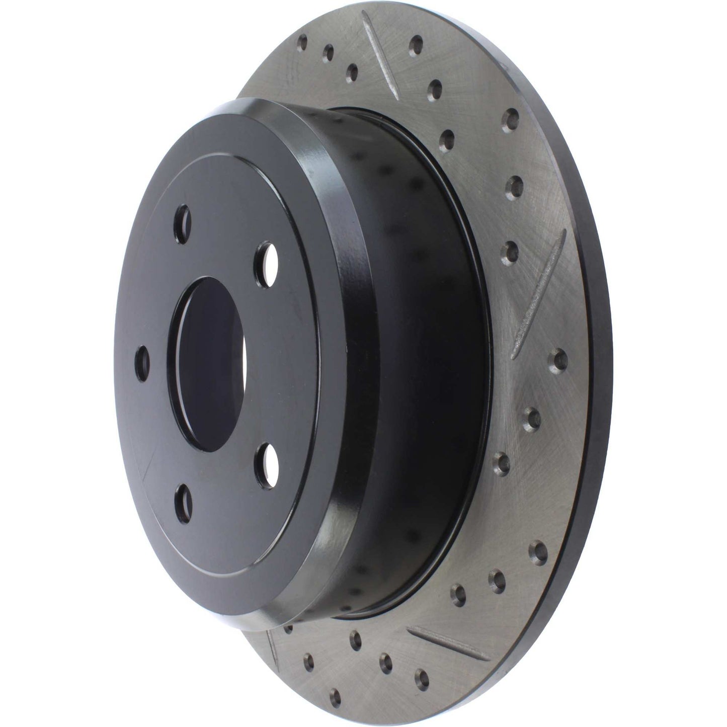 StopTech Sport Drilled/Slotted Brake Rotor; Rear Left