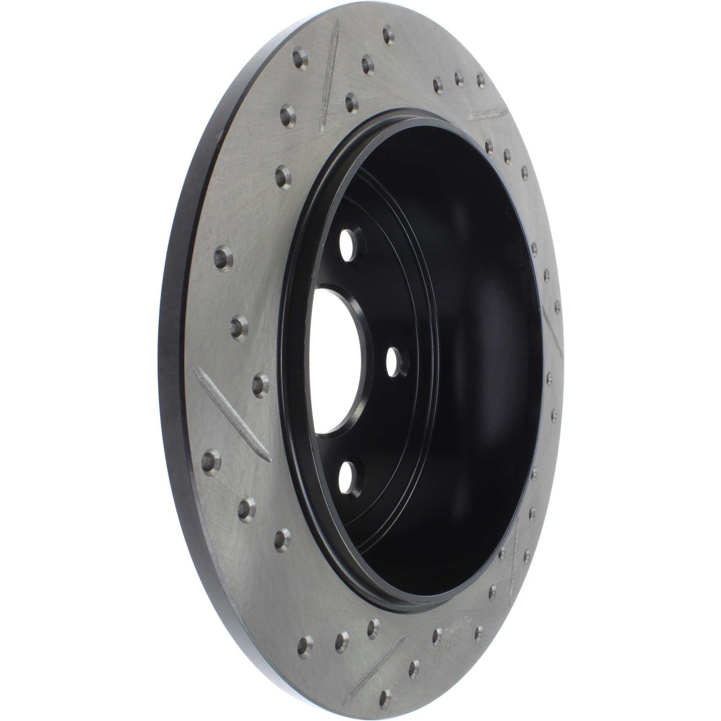 StopTech Sport Drilled/Slotted Brake Rotor; Rear Left