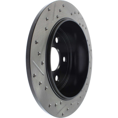 StopTech Sport Drilled/Slotted Brake Rotor; Rear Left