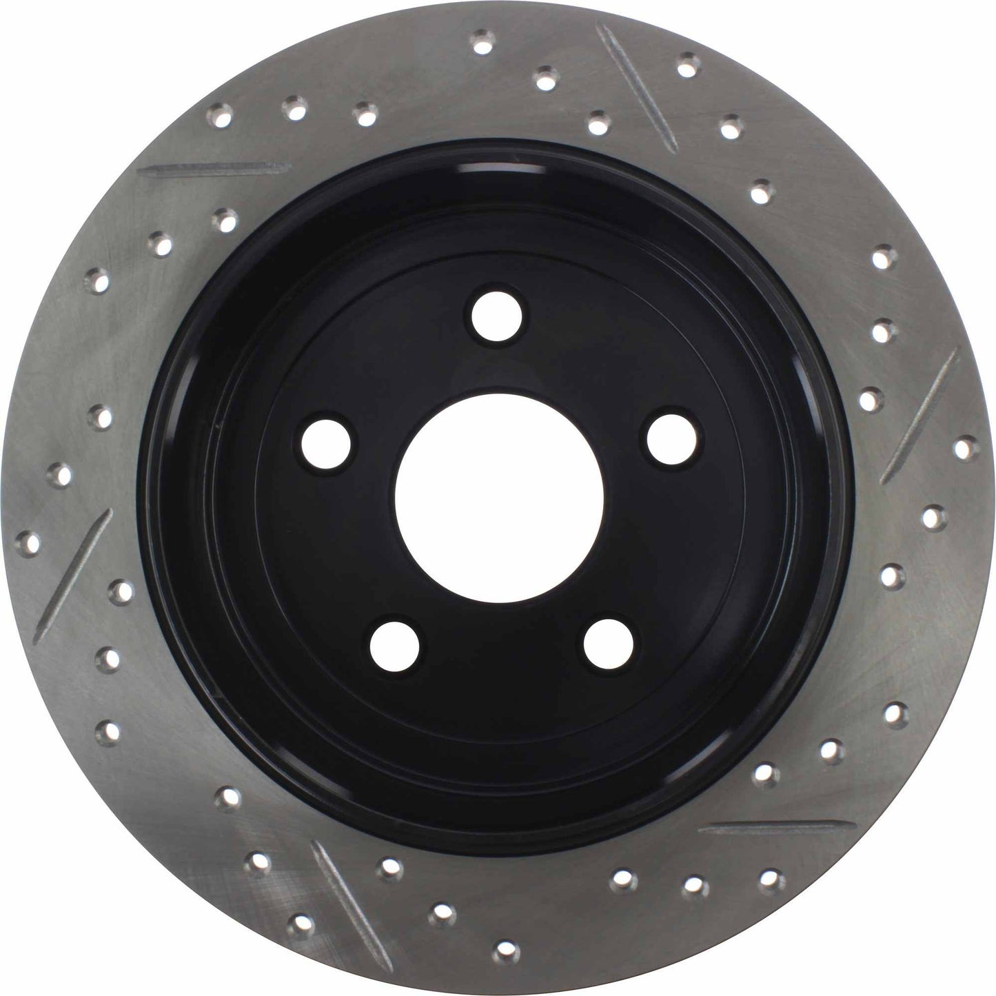 StopTech Sport Drilled/Slotted Brake Rotor; Rear Right