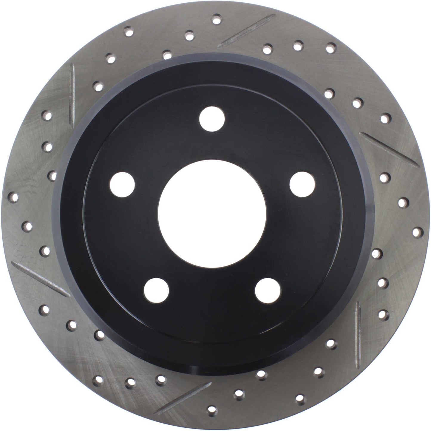 StopTech Sport Drilled/Slotted Brake Rotor; Rear Right