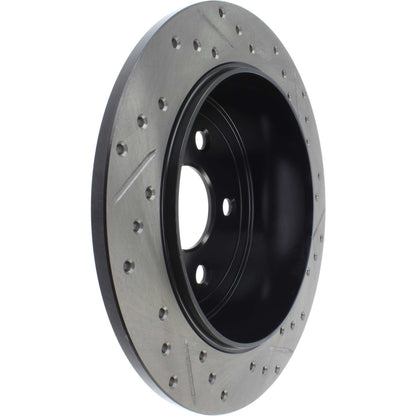 StopTech Sport Drilled/Slotted Brake Rotor; Rear Right