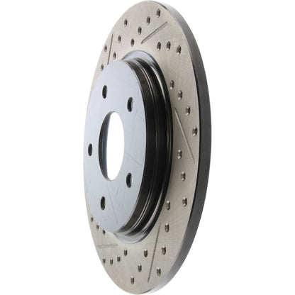 StopTech Sport Cryo Drilled/Slotted Brake Rotor; Rear Right