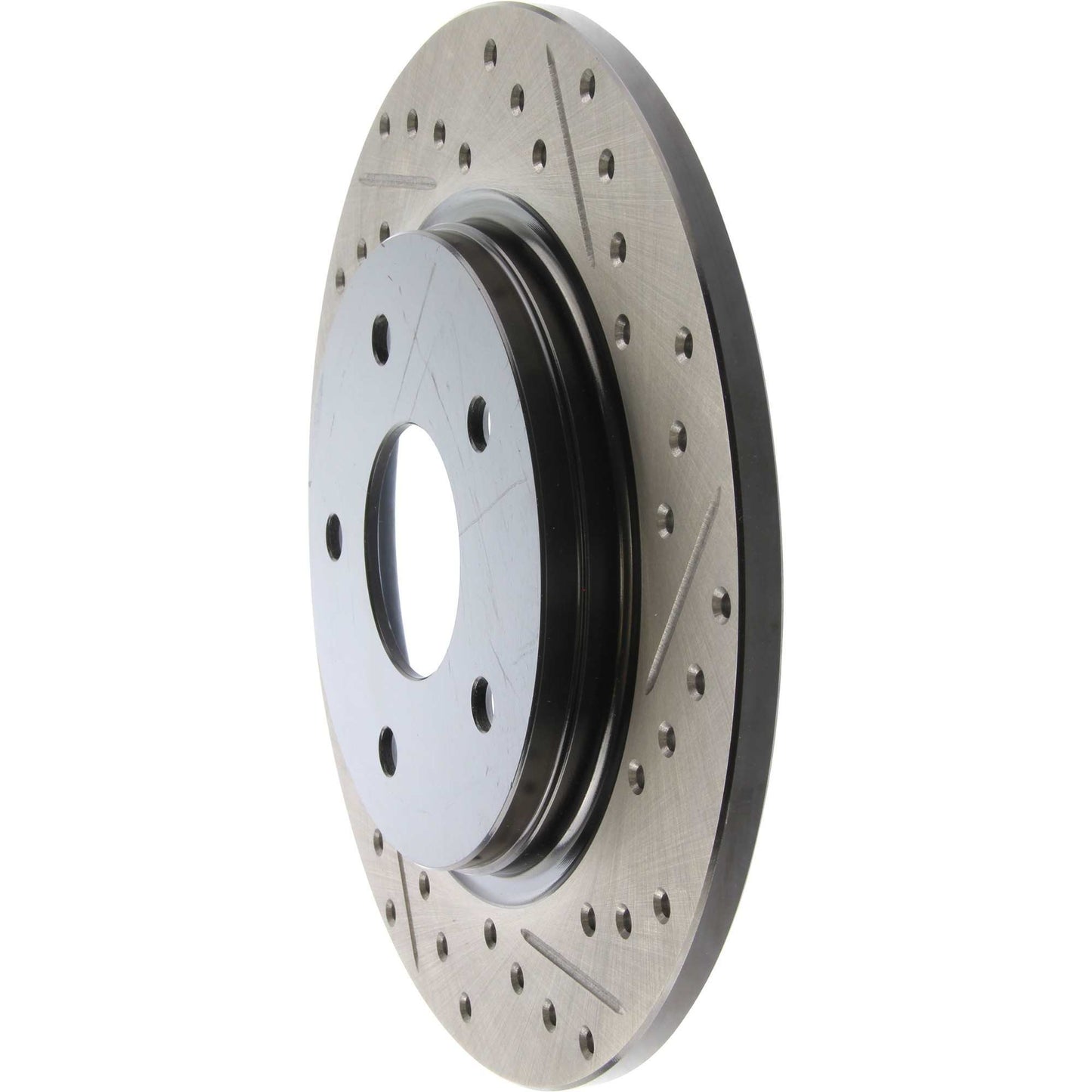 StopTech Sport Drilled/Slotted Brake Rotor; Rear Left