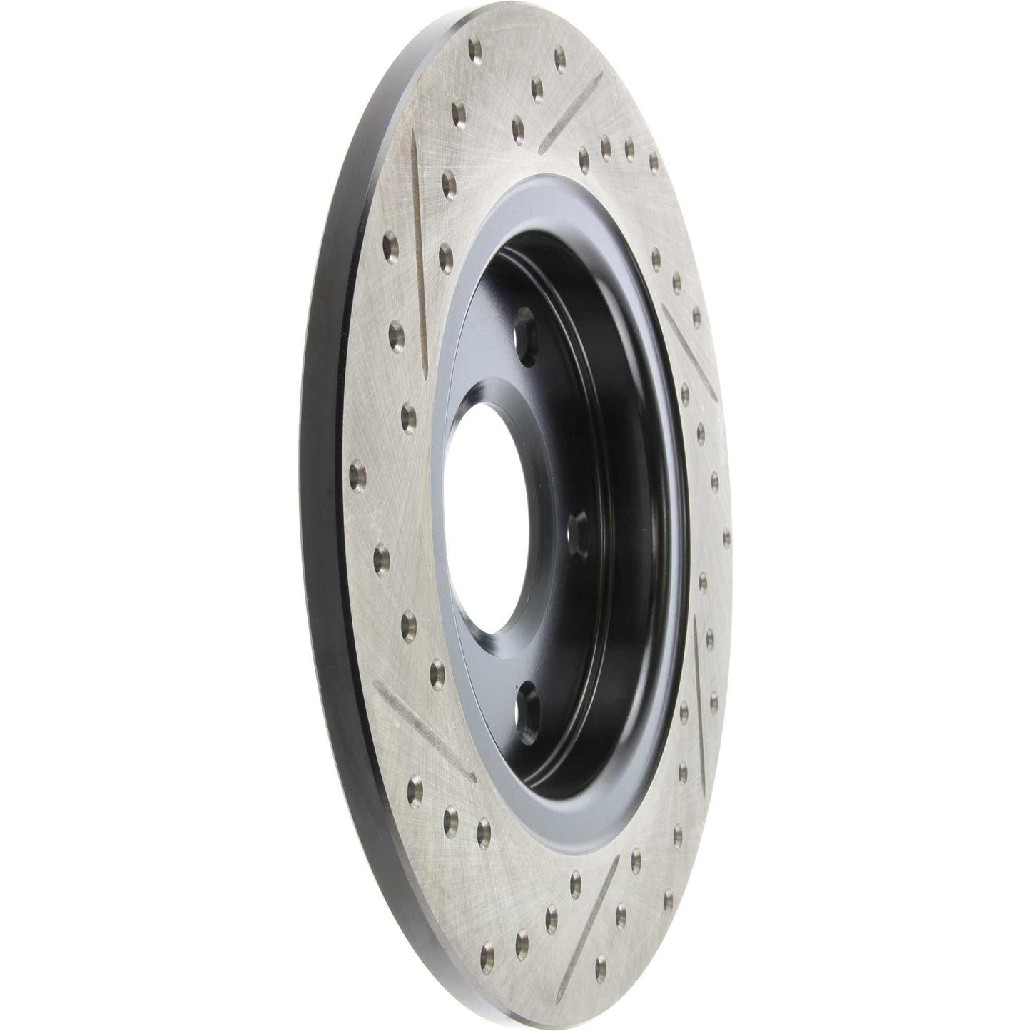 StopTech Sport Drilled/Slotted Brake Rotor; Rear Left
