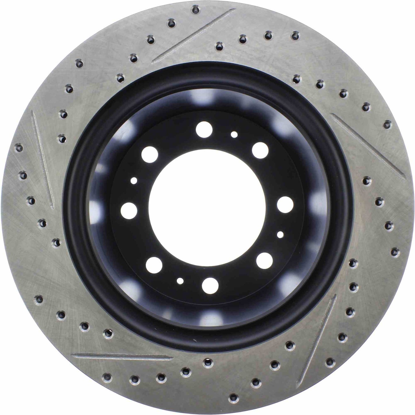 StopTech 09-18 Dodge Ram 2500 Cryo Drilled and Slotted Sport Left Rear Rotor 127.67080CL