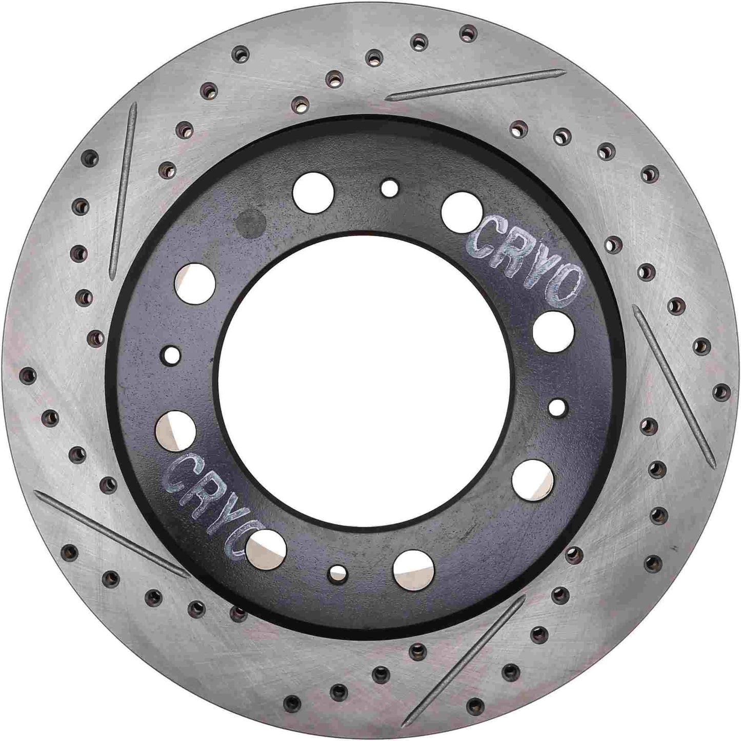 StopTech 2014 Dodge Ram 3500 Sport Slotted & Drilled Rear Right Cryo Rotor 127.67080CR