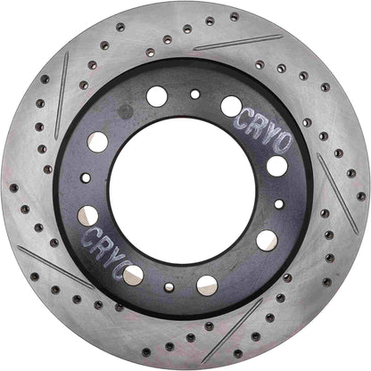 StopTech 2014 Dodge Ram 3500 Sport Slotted & Drilled Rear Right Cryo Rotor 127.67080CR