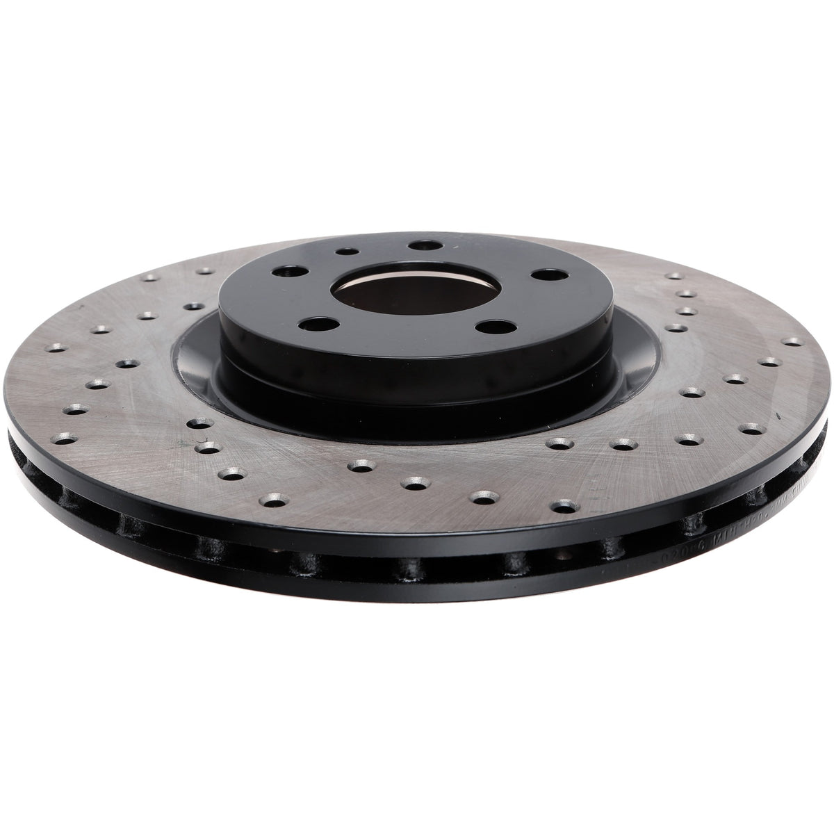 StopTech Sport Cryo Cross Drilled Brake Rotor; Rear Left