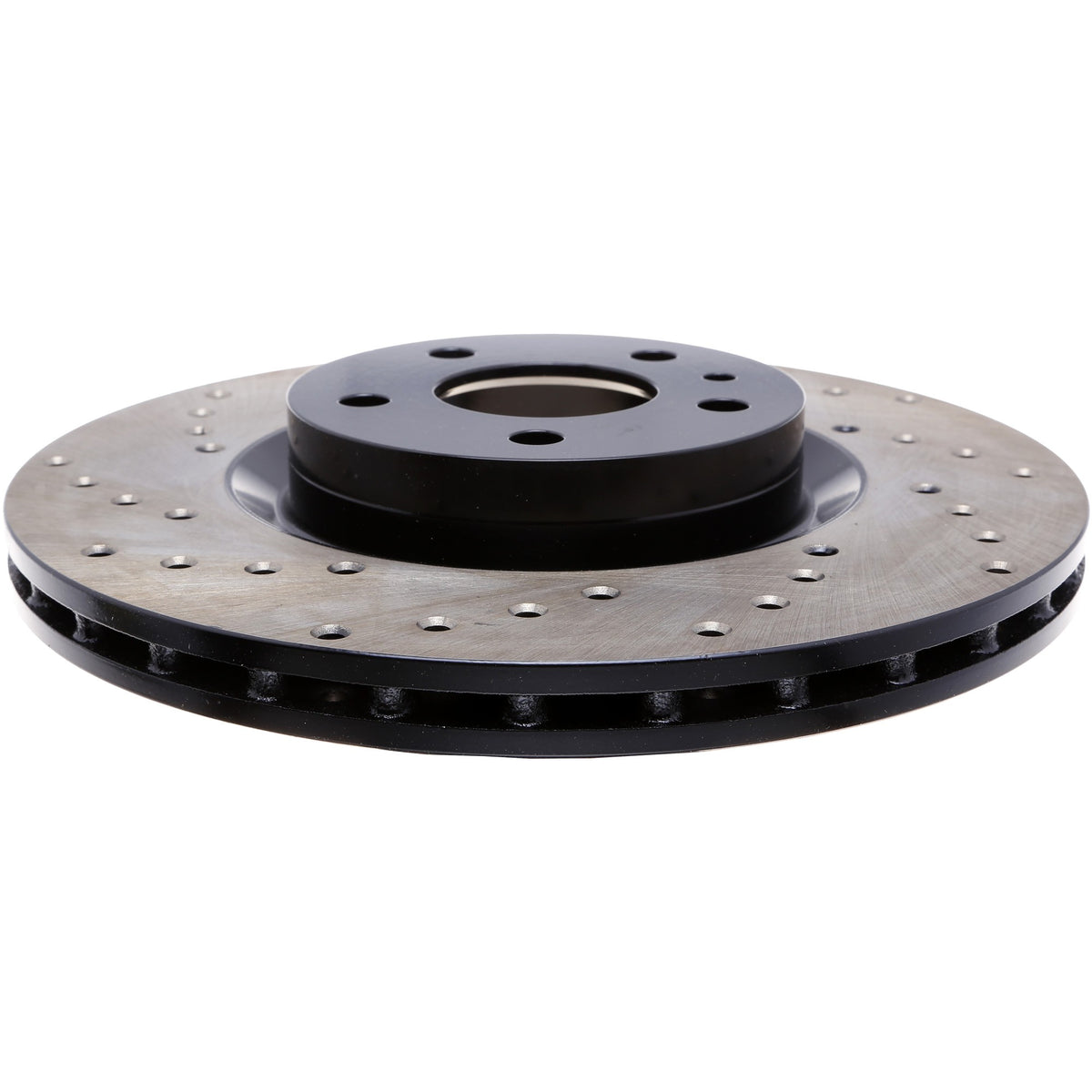 StopTech Sport Cryo Cross Drilled Brake Rotor; Rear Right