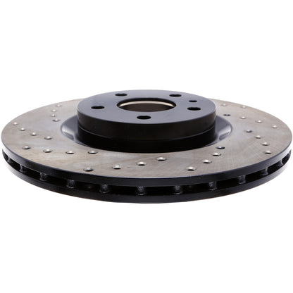 StopTech Sport Cryo Cross Drilled Brake Rotor; Rear Right