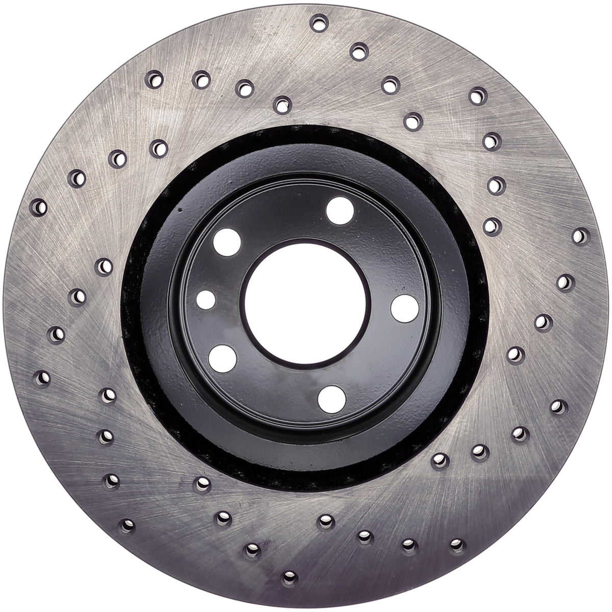 StopTech Sport Cryo Cross Drilled Brake Rotor; Rear Right