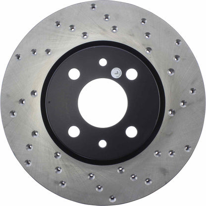 StopTech Sport Cryo Cross Drilled Brake Rotor; Front Right