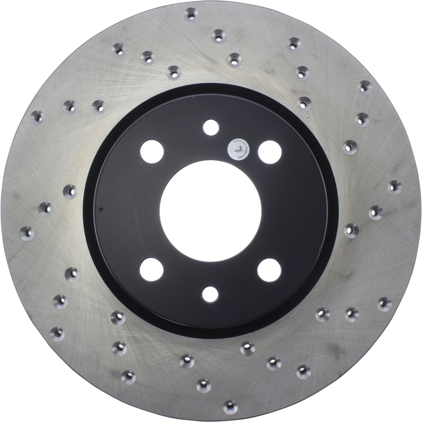 StopTech Sport Cryo Cross Drilled Brake Rotor; Front Right