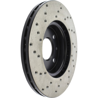 StopTech Sport Cryo Cross Drilled Brake Rotor; Front Right