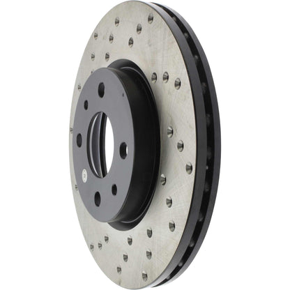 StopTech Sport Cryo Cross Drilled Brake Rotor; Front Left