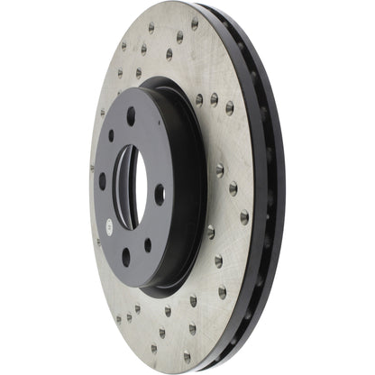 StopTech Sport Cryo Cross Drilled Brake Rotor; Front Left