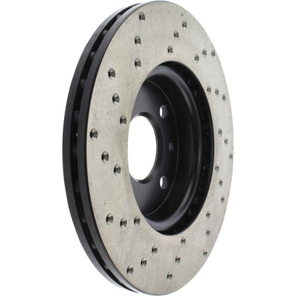 StopTech Sport Cryo Cross Drilled Brake Rotor; Front Right