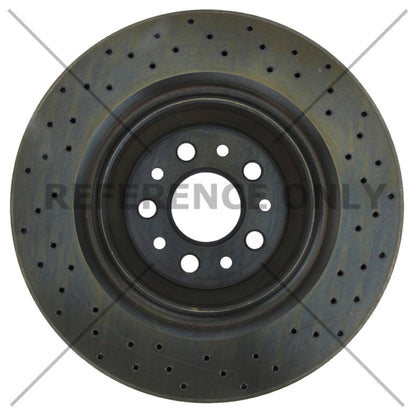 Stoptech Centric 14-16 Maserati Quattroporte SportStop Drilled Rear Rotor 128.07005
