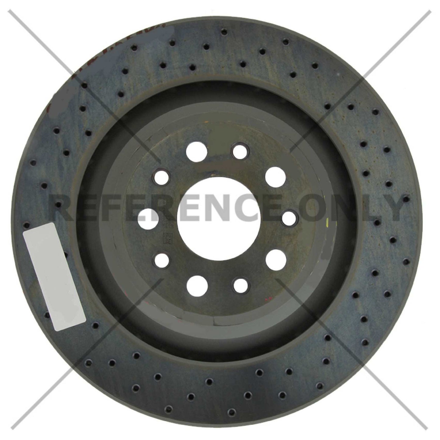 Stoptech Centric 14-16 Maserati Quattroporte SportStop Drilled Rear Rotor 128.07005