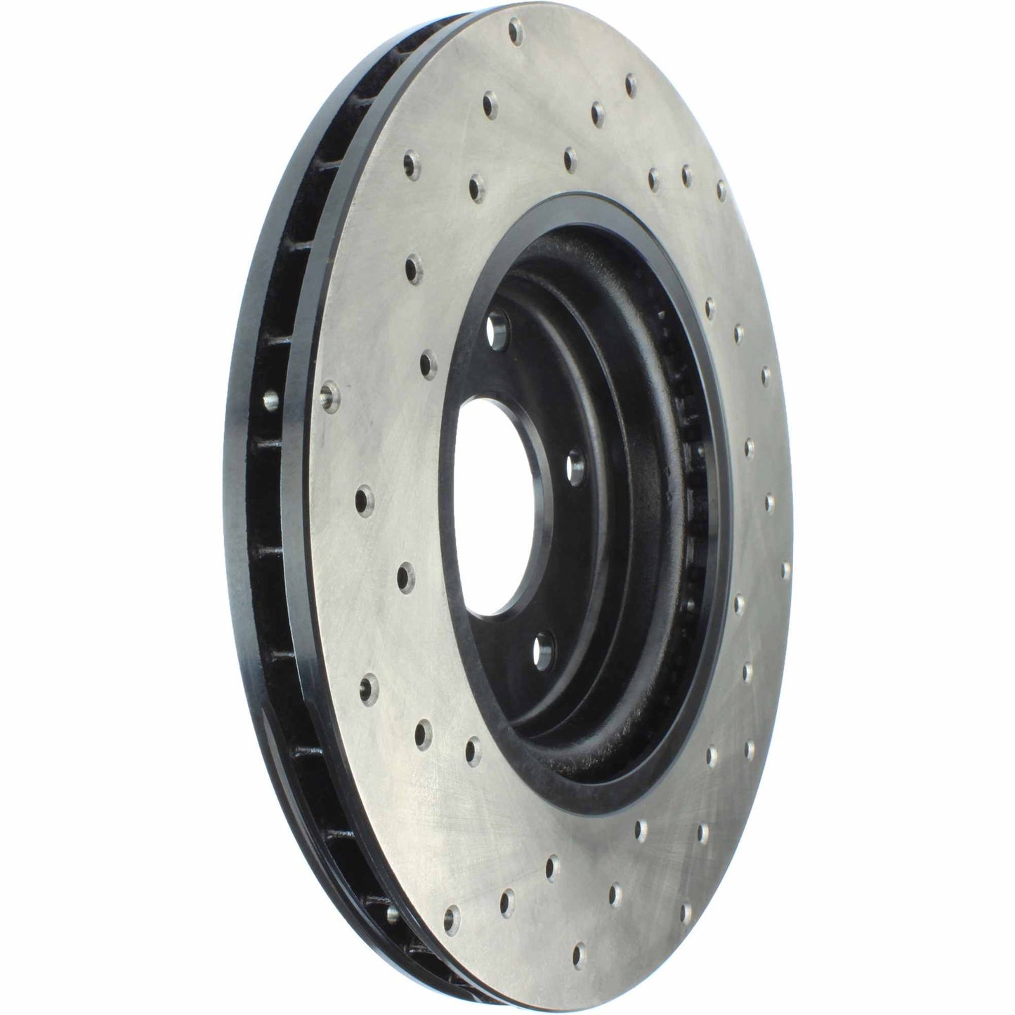 StopTech Sport Cryo Cross Drilled Brake Rotor; Front Right