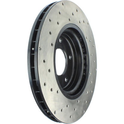 StopTech Sport Cryo Cross Drilled Brake Rotor; Front Right