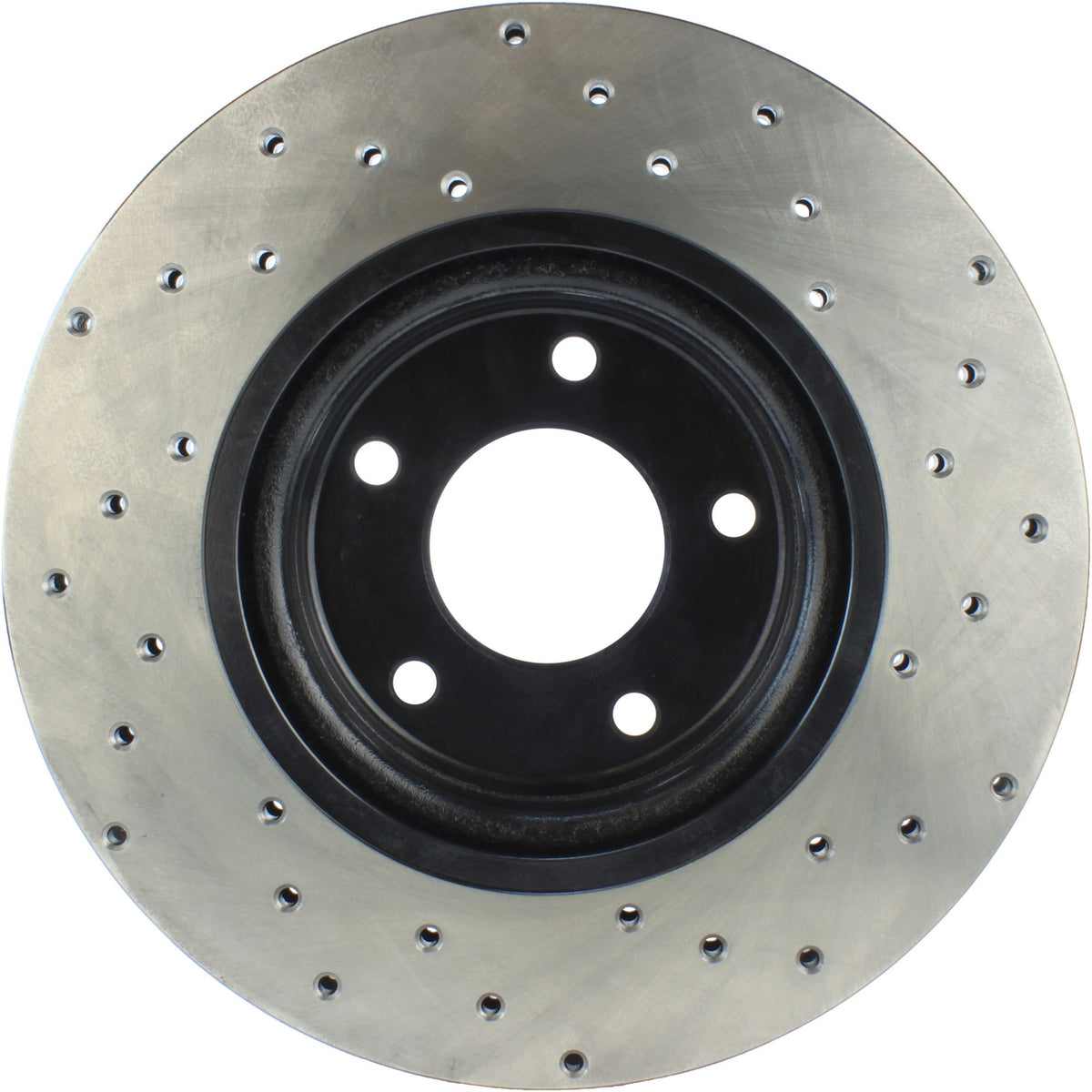 StopTech Sport Cryo Cross Drilled Brake Rotor; Rear Left