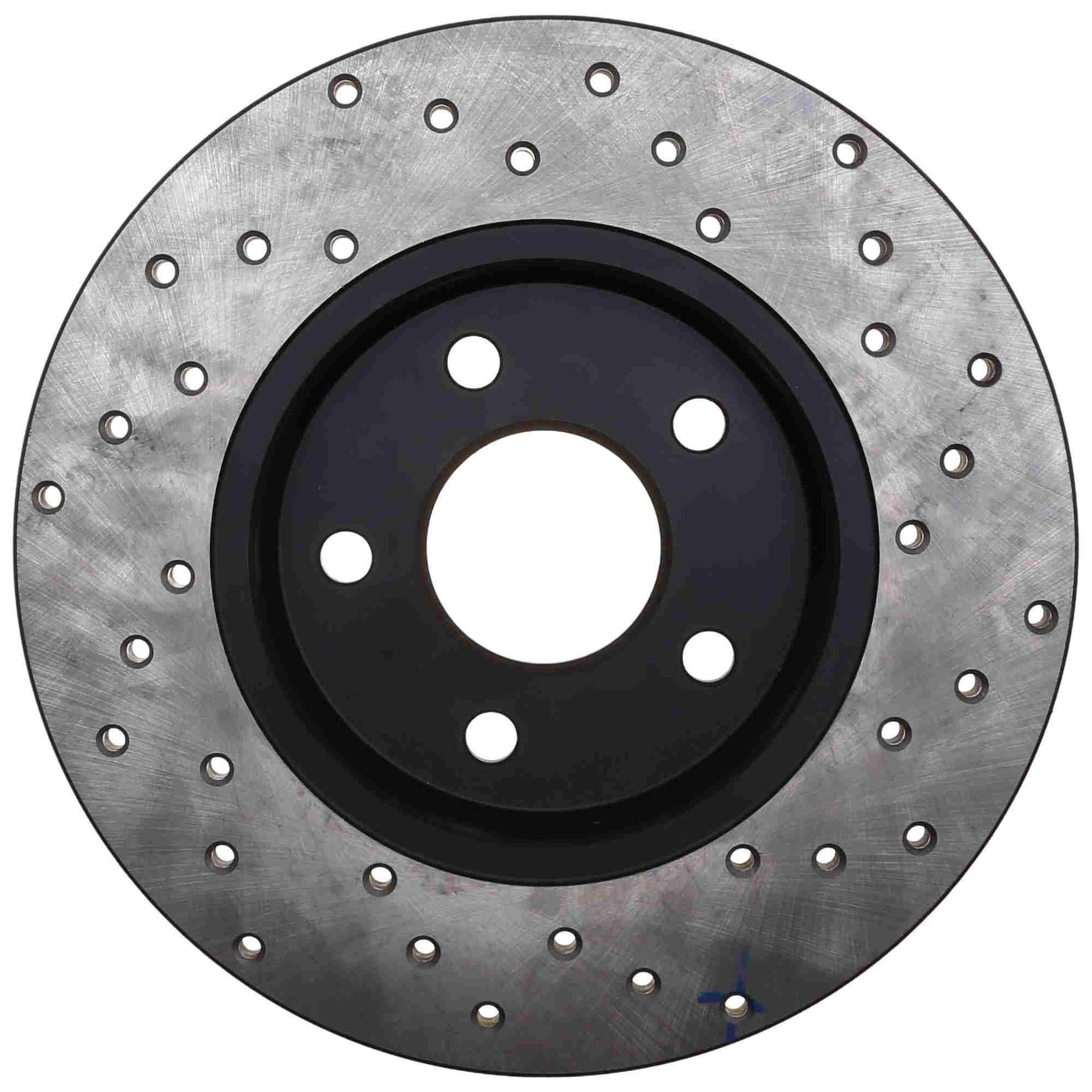 StopTech 02-08 Jaguar X-Type Drilled Sport Rear Right Rotor 128.20017R