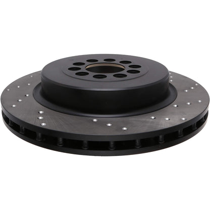 StopTech Sport Cryo Cross Drilled Brake Rotor; Front Right