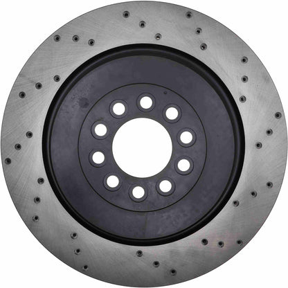 StopTech Sport Cryo Cross Drilled Brake Rotor; Front Right