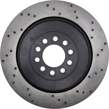 StopTech Sport Cryo Cross Drilled Brake Rotor; Front Right