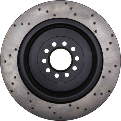 StopTech Sport Cryo Cross Drilled Brake Rotor; Front Left