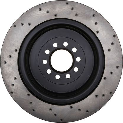 StopTech Sport Cryo Cross Drilled Brake Rotor; Front Left