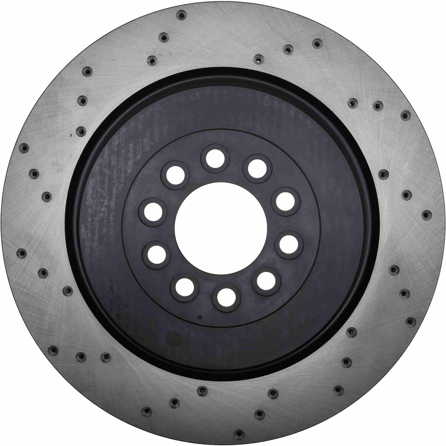 StopTech Sport Cryo Cross Drilled Brake Rotor; Front Left