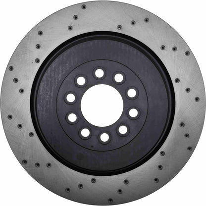 StopTech Sport Cryo Cross Drilled Brake Rotor; Front Left