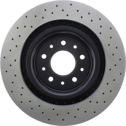 Centric Parts Disc Brake Rotor Premium OE Style Drilled with Electrocoating for 2003-2002 Jaguar Vanden Plas 2003-2000 XKR 128.20020