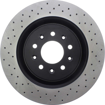 Centric Parts Disc Brake Rotor Premium OE Style Drilled with Electrocoating for 2003-2002 Jaguar Vanden Plas 2003-2000 XKR 128.20020