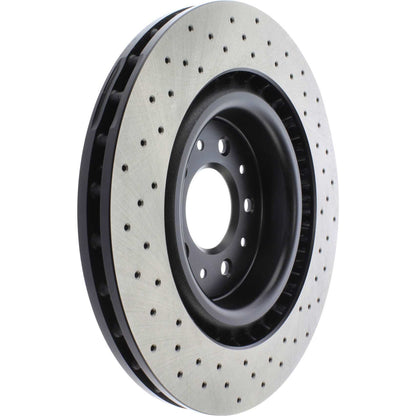 Centric Parts Disc Brake Rotor Premium OE Style Drilled with Electrocoating for 2003-2002 Jaguar Vanden Plas 2003-2000 XKR 128.20020