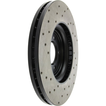StopTech Sport Cryo Cross Drilled Brake Rotor; Rear Right