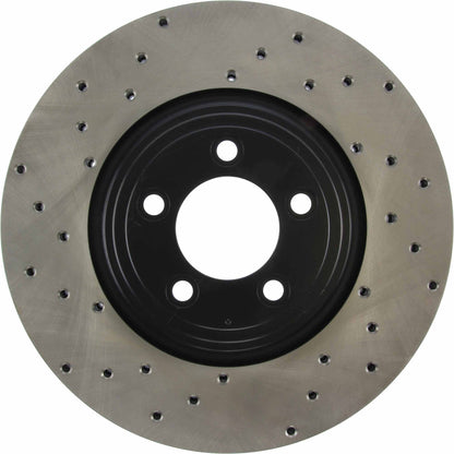 StopTech Sport Cryo Cross Drilled Brake Rotor; Front Left